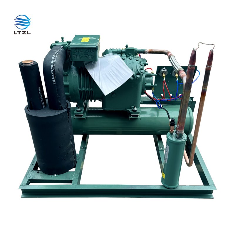 Factory 25hp 25hp 30hp 35hp 40hp 50hp German air Cooled Compressor Condensing Unit Brand New Bitzer Motor Cooling System