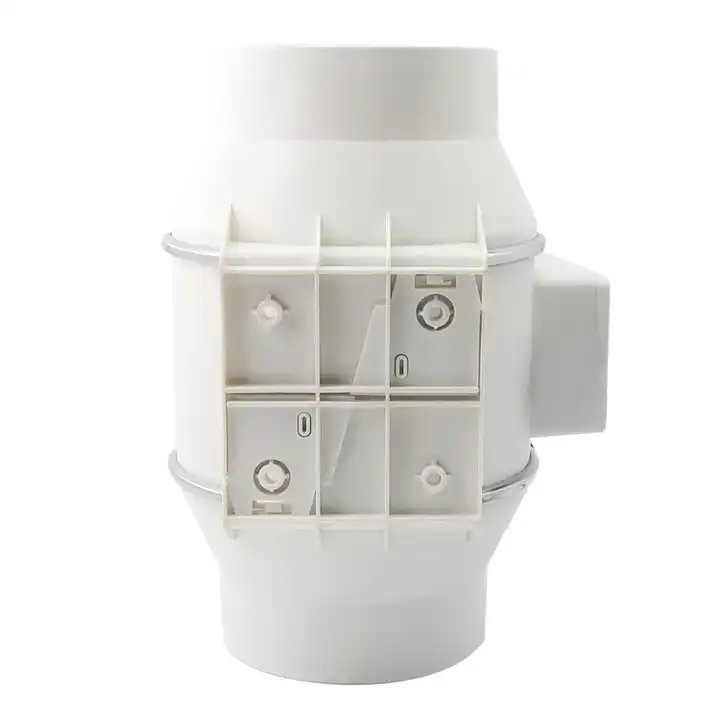 Mixed Flow Axial Straight Duct Fan Electric Mute High Speed of 220 Ac Plastic Ventilation Fan
