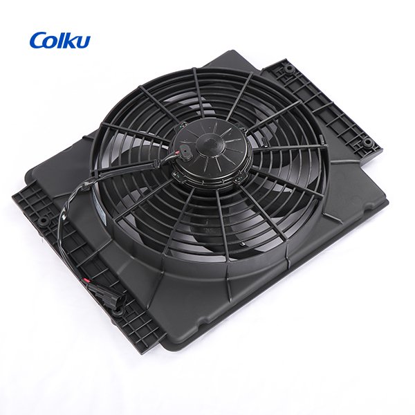 Colku Model 1454 Auto AC Radiator Cooling Fan 24V OEM Condenser Fan for Truck Air Conditioner