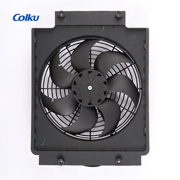 Colku Model 1454 Auto AC Radiator Cooling Fan 24V OEM Condenser Fan for Truck Air Conditioner