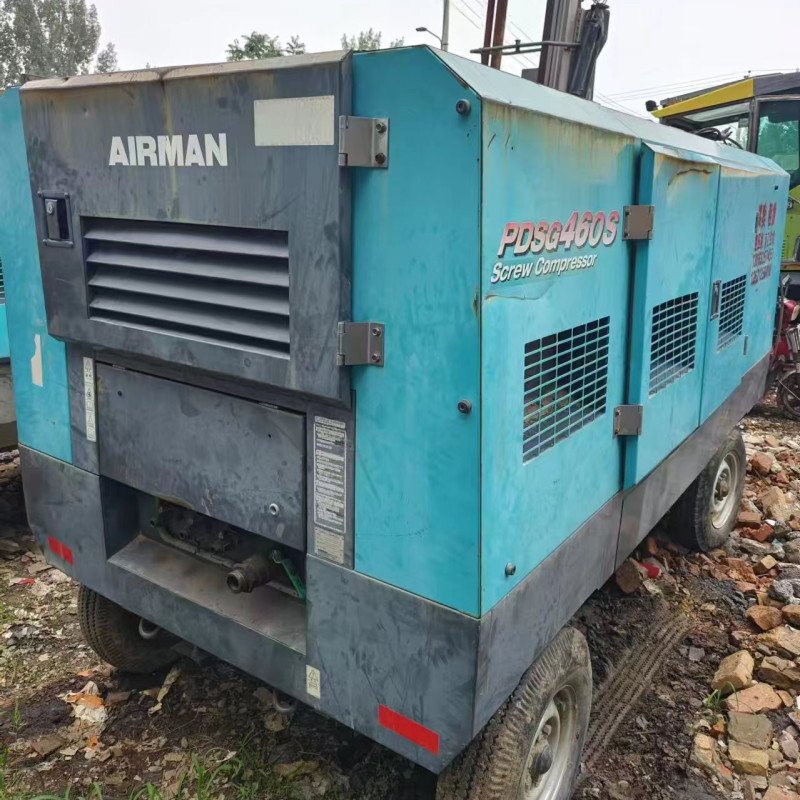 Used Portable Diesel Engine Air Compressor Cheap Second Hand Rotary Screw Air Compressors On Sale