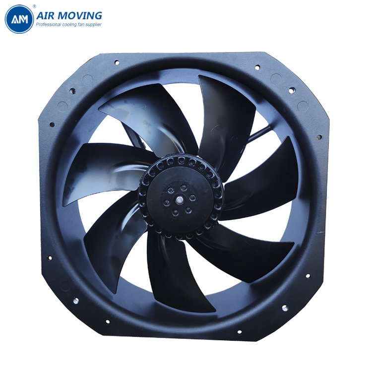 AM28080HB2 208V AC Fan High-Temperature Axial Flow Fan 1100CFM 28080MM 2700RPM 280X280X80MM Cooling Fan All-metal