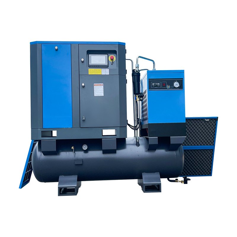 RH-PM10A Energy-Efficient Stationary Screw Air Compressor AC Powered with Lubricated Motor and Engine Core Components Included