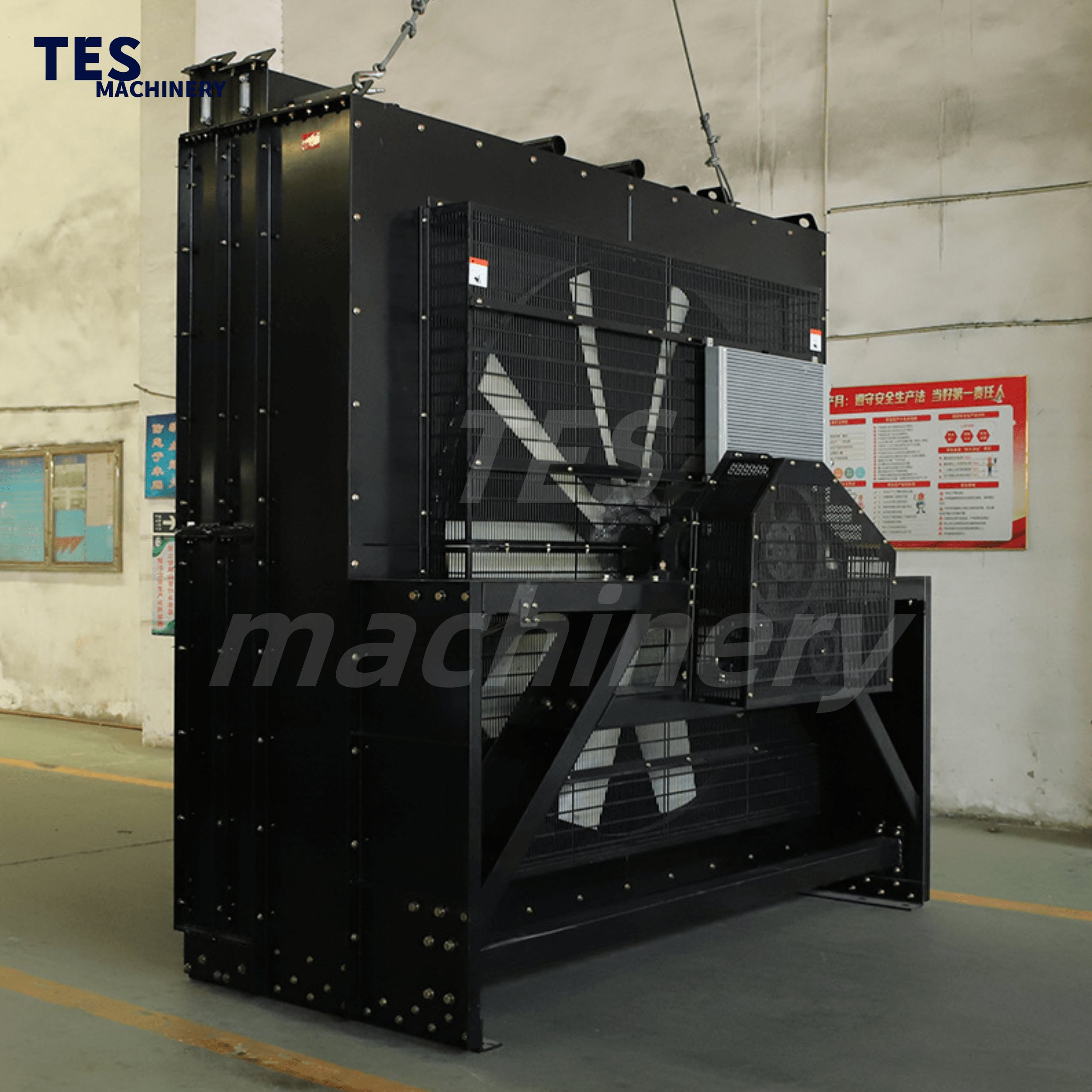 S673 High Efficiency diesel Engine Heat Exchangers Generator Air-cooled Plate-fin Heat Exchanger Hydraulic Oil Cooling Radiator