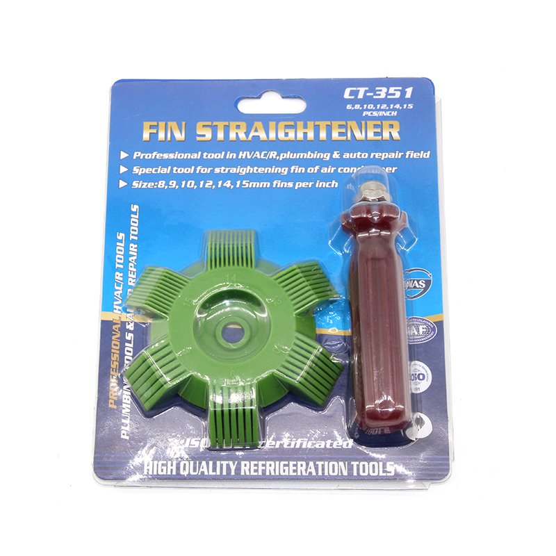 CT-351 Green Product Cooling Brush Radiator Condenser Fin Comb Refrigeration Hand Tools Fin Comb Fin Straightener