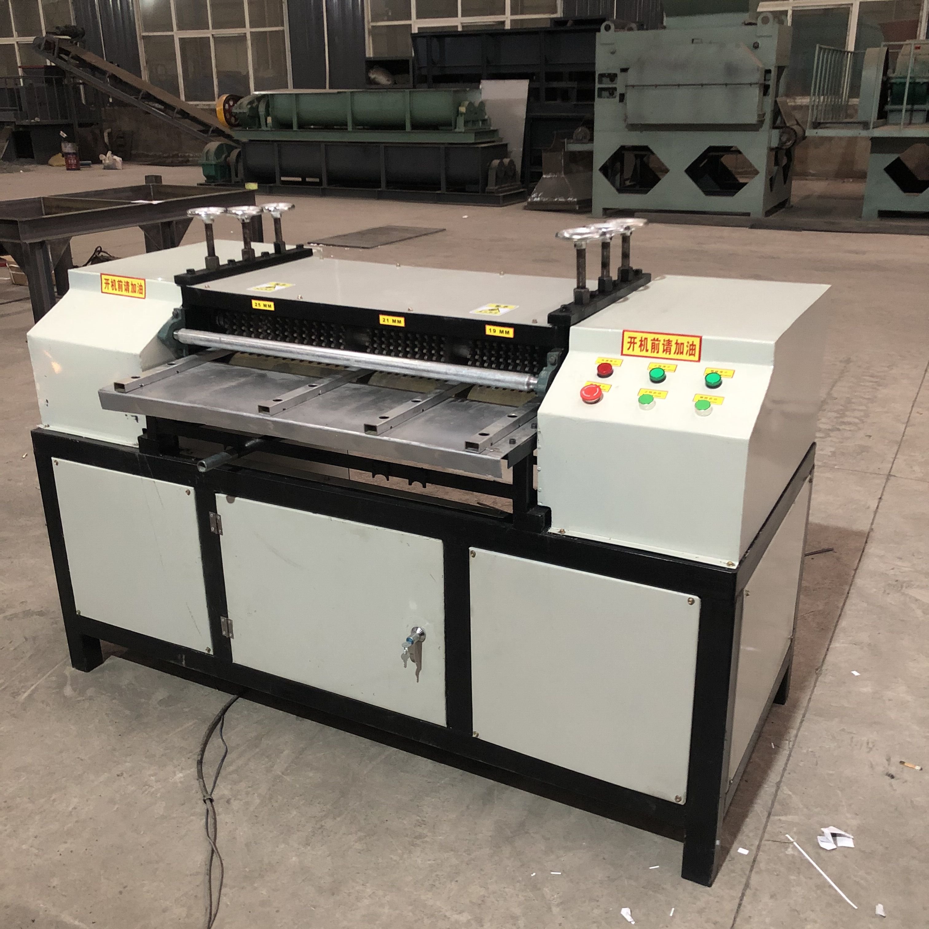 Aluminum Clad Iron Radiator Stripper Machine air Condense Radiator Stripping Machine Radiator Recycling Machine