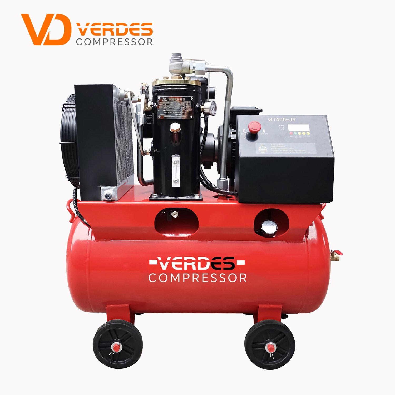 Portable Industrial Rotary Screw air Compressor 5kw 4kw 2.2kw Small air Compresores Screw 5hp 3hp with tank 100l 150l 200l