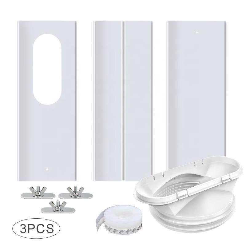 AC Sealing Panels Plate Unit Ac Accessories Air Conditioning Sliding Windows Seal Set Portable Air Conditioner Window Vent Kit