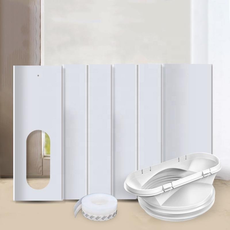 AC Sealing Panels Plate Unit Ac Accessories Air Conditioning Sliding Windows Seal Set Portable Air Conditioner Window Vent Kit