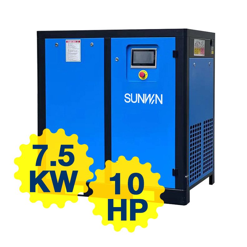 Low Maintenance Cost Screw High Efficiency Energy Saving Air Compressor 22KW 30HP 11KW 15HP 37KW 50HP 75KW 100HP