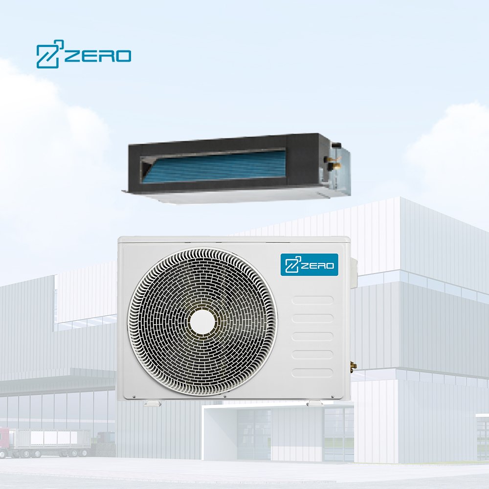 ZERO T3 48000 60000 Btu Duct Type on / Off Air Conditioner Heating and Cooling 50Hz Side Discharge Condenser Unit