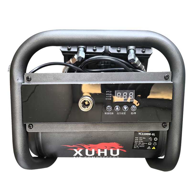 Permanent Magnet Variable Speed High Pressure Oil Free Portable Air Compressor with Smart Display Screen