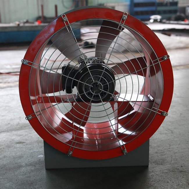 AC High Quality Low Noise Stainless Steel Blades Industrial Axial Fan Fot Smoke Exhaust Ventilation Free Standing Customizable