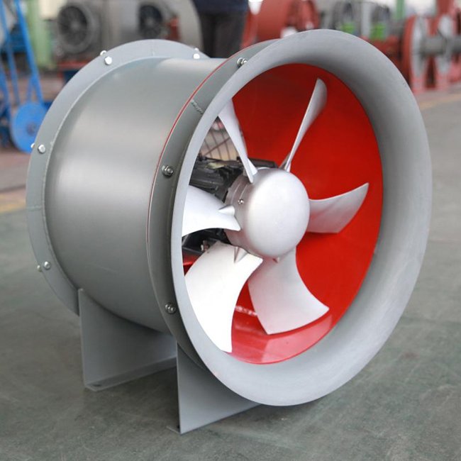 AC High Quality Low Noise Stainless Steel Blades Industrial Axial Fan Fot Smoke Exhaust Ventilation Free Standing Customizable