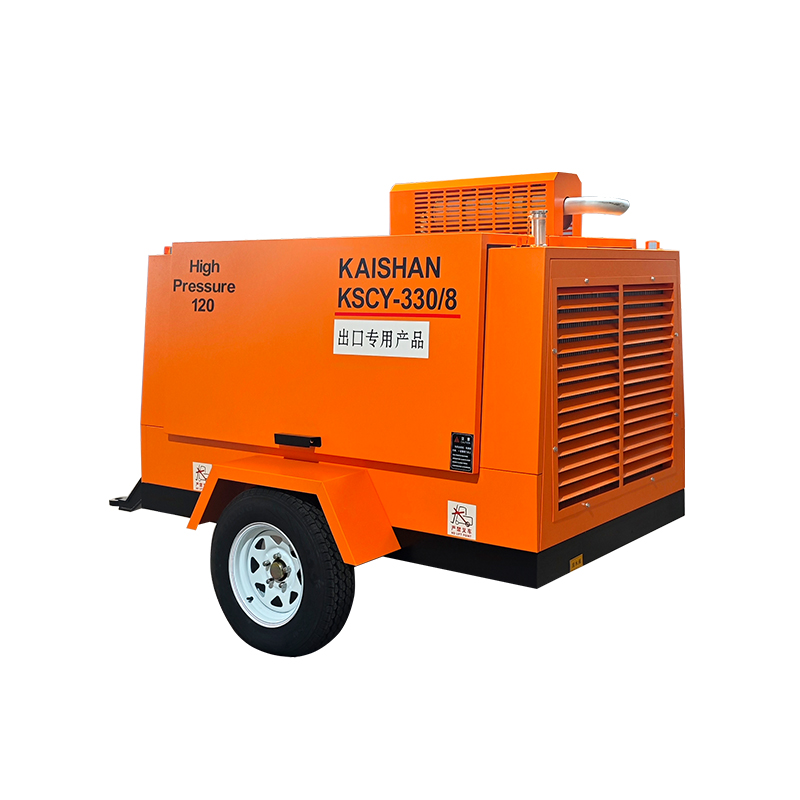DTH Drilling Rig Mining air Compressor Machine Kaishan Kscy Series Kscy-425/10 Kscy-330/8 Portable diesel Screw air Compressor