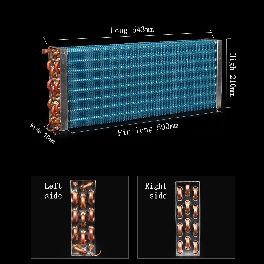 Mini Copper Tube Refrigeration Freezer Evaporator Coil Condenser