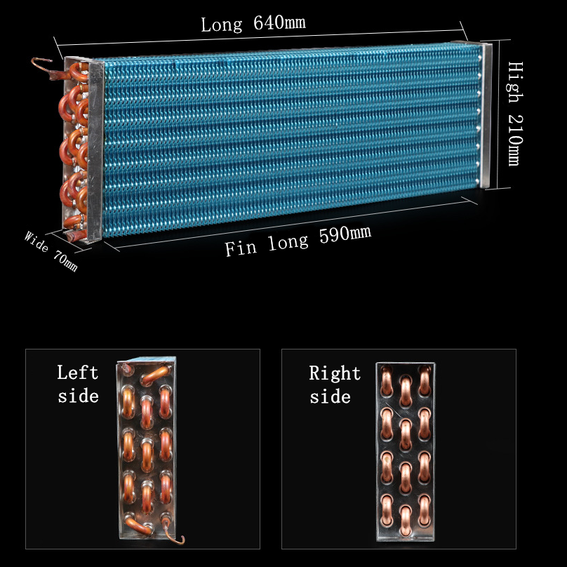 Mini Copper Tube Refrigeration Freezer Evaporator Coil Condenser