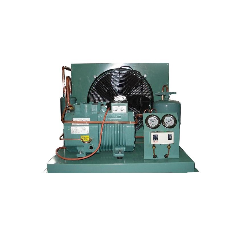 10hp 20hp Industrial Semi-hermetic Refrigeration Equipment Compressor Condenser Units Cold Room Air Cooled Condensing Unit