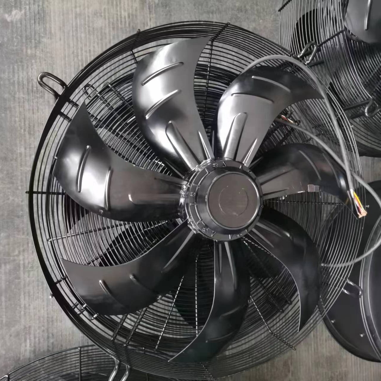 AC Axial Fan External Rotor Motor Suction Type Exhaust Cooling Ventilation Fan for Condensers Refrigeration Cooling