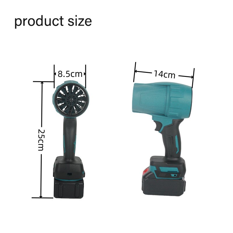 Jet Blower Portable Violent Turbo Fan for Makita 18VBatteryWireless Handheld Fan ForCleaning Hair Dry Electric Air Blower Jetdry