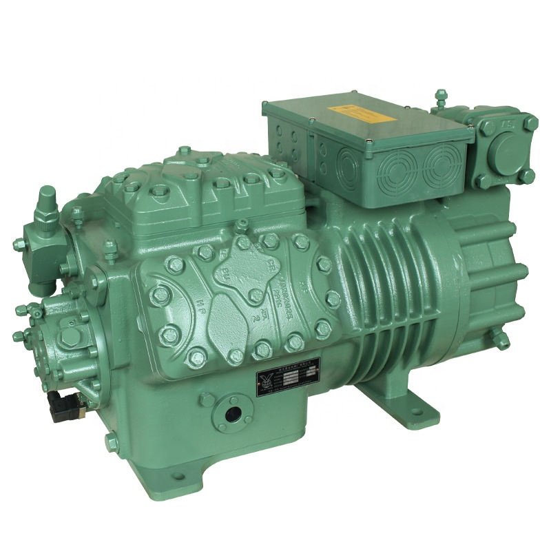 50HP Bitzer Condensing Unit Refrigeration 151.6m3/h AC Customized Two-stage Industrial Semi-hermetic Air Compressor