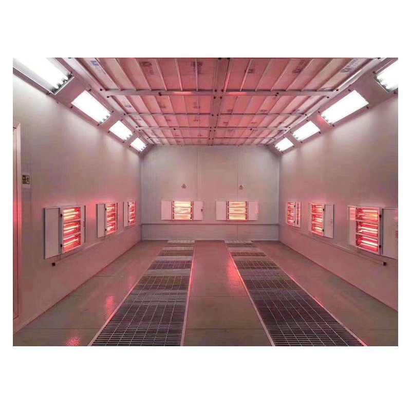 Hot Selling Liquid Based Automobile Dust Free diesel Heating Car Spray Bake Paint Drying Cabins Booth