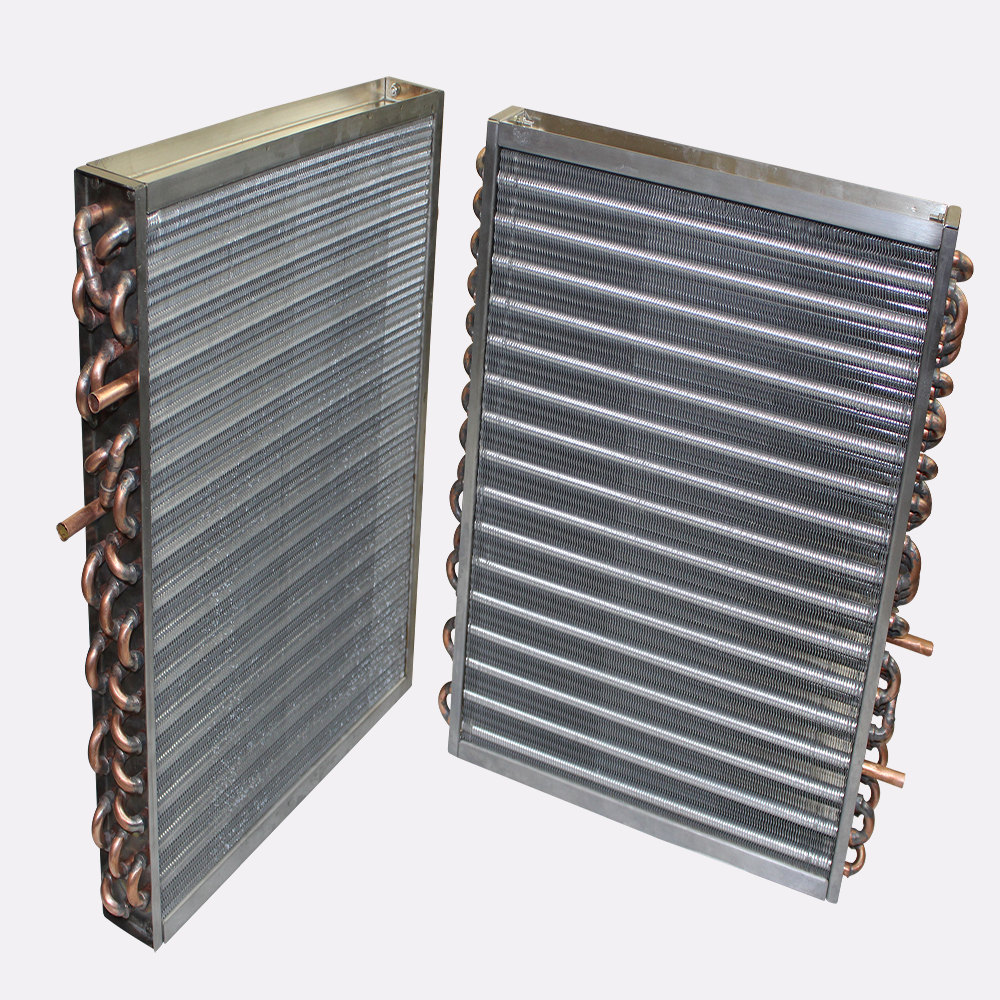 Best Sale Customized Small Air Cooled Copper Tube Condenser Heat Exchange Chiller Copper Tube Aluminum Fin Heat Exchanger