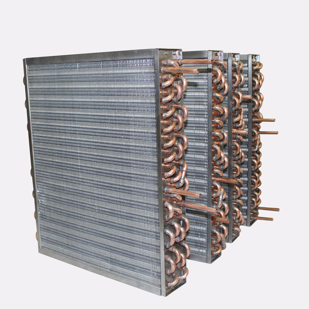 Best Sale Customized Small Air Cooled Copper Tube Condenser Heat Exchange Chiller Copper Tube Aluminum Fin Heat Exchanger