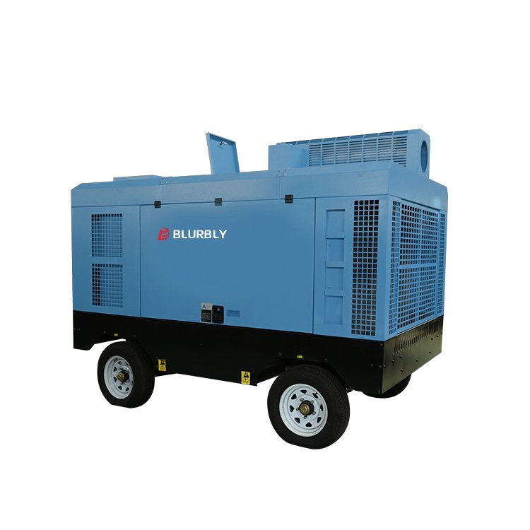 Mining Use 13bar Useful 15 M3/min 530CFM Portable Rock Drill air Compressor for Borehole Drilling Rig