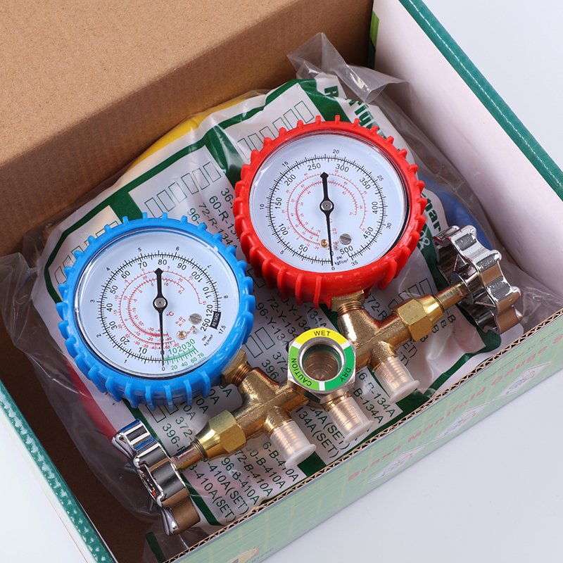 Air Conditioning Tools CT536 Type Manifold Gauge Set Copper And Brass Refrigeration R22 Gauge Valve Air Conditioner Gauge Valve