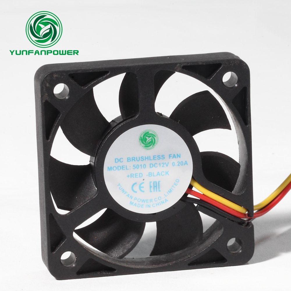 Yunfanpower 50x50x10mm Brushless Dc Blower Fan 5v 12v Manufacturer High Flow Centrifugal Fan Motor