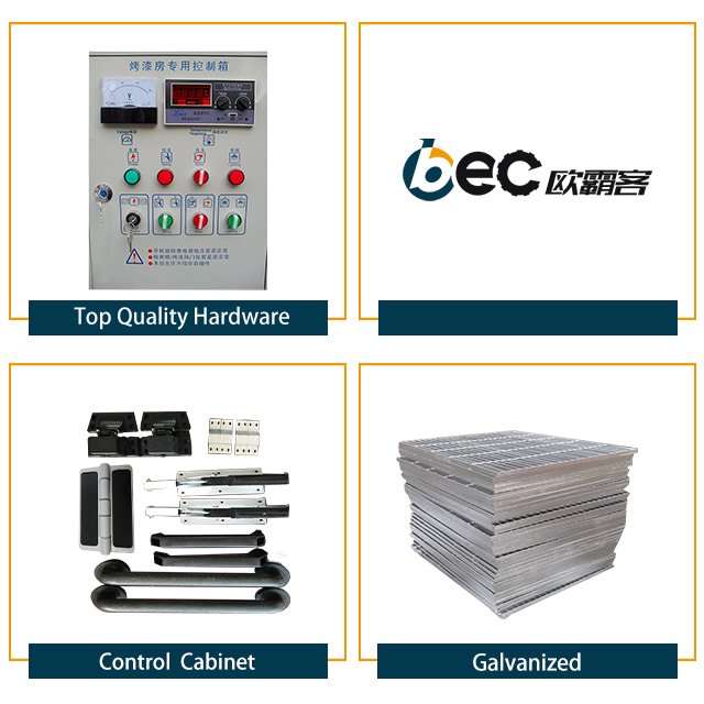 OBC Truck Spray Booth Semi-downdraft Cabin Auto Paint Booth