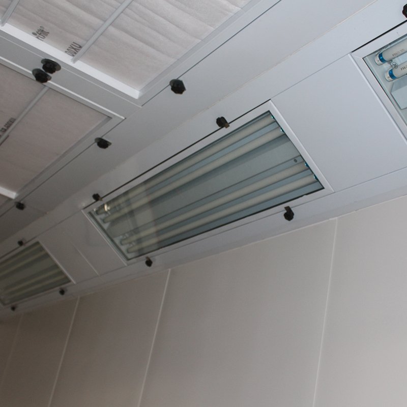 OBC Truck Spray Booth Semi-downdraft Cabin Auto Paint Booth