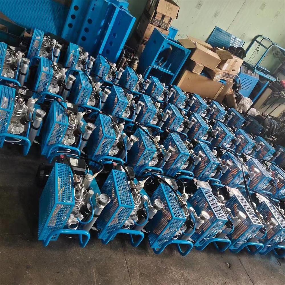 SCU 100 DMC 100L 2.2KW 220V50HZ/60HZ Auto Stop 4500psi 300bar High Pressure Air Compressor for Scuba Diving