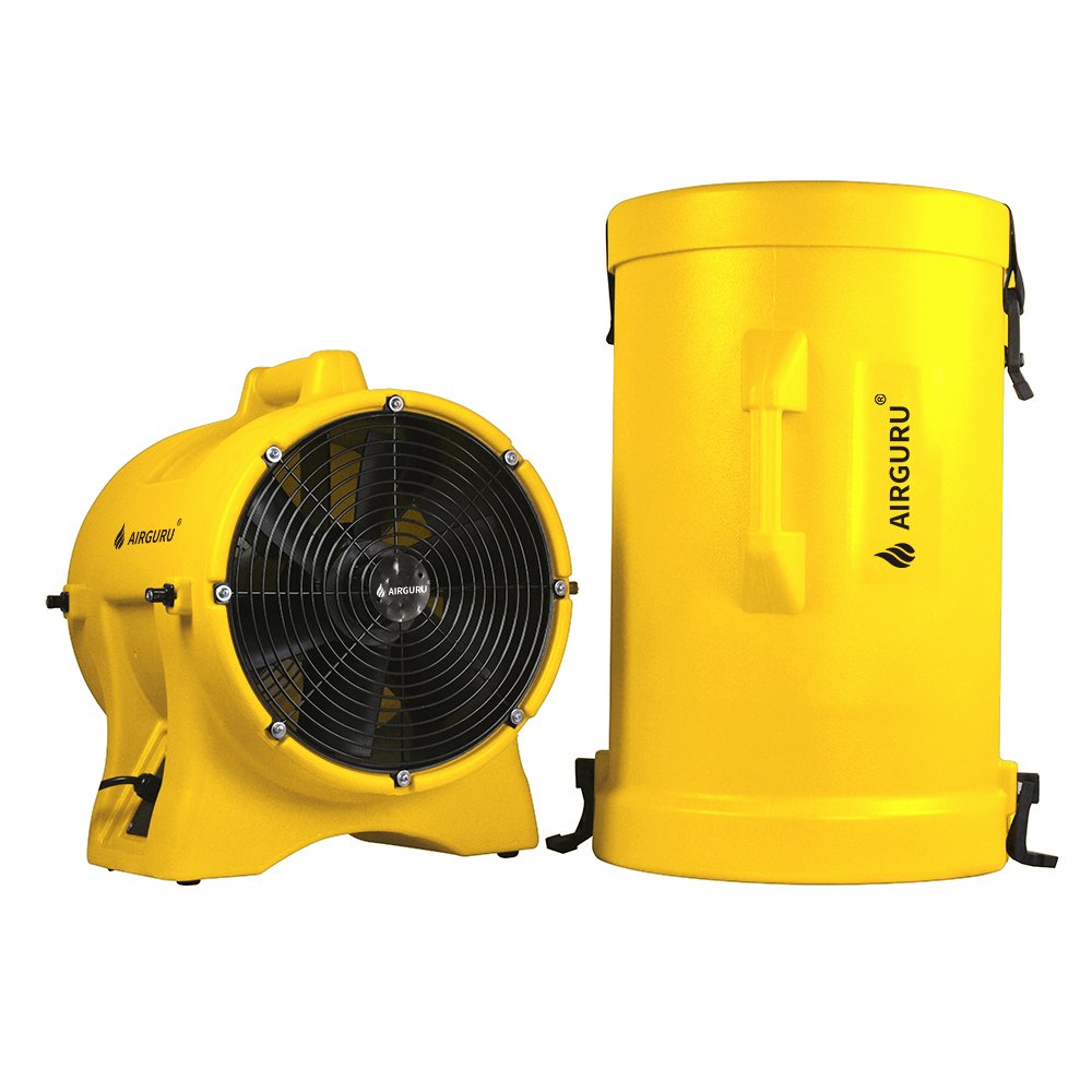 W Strong 1.1HP Air Extractor Ventilation Fan Axial air Mover Cyclone Blower Ventilator Portable Industrial Air Blower Machine