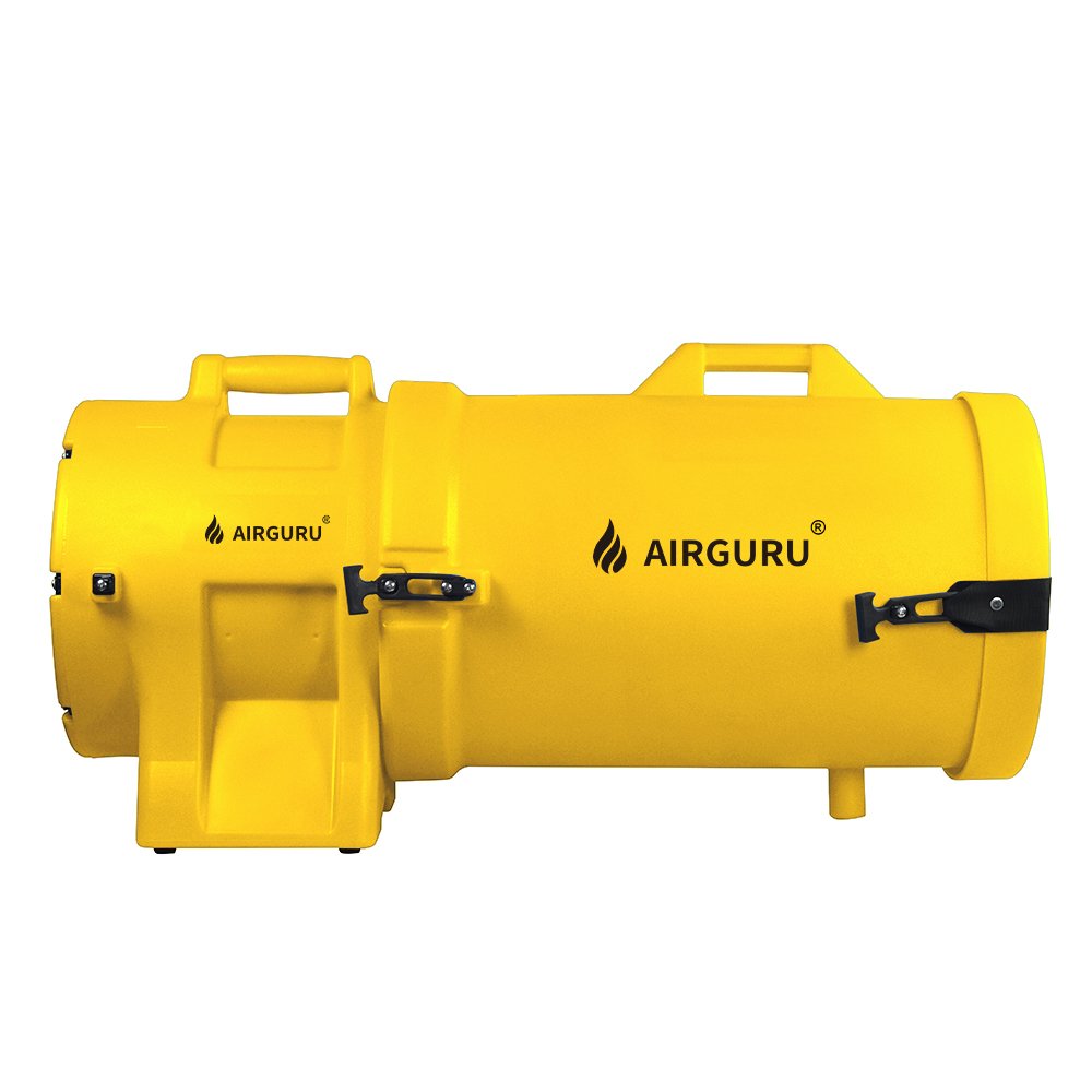 W Strong 1.1HP Air Extractor Ventilation Fan Axial air Mover Cyclone Blower Ventilator Portable Industrial Air Blower Machine