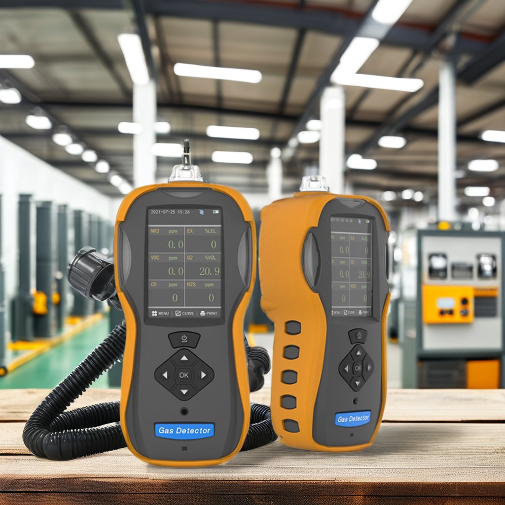 The New 6 in 1 PM2.5 PM10 TVOC CO2 CO Air Quality Detector CO2 Formaldehyde Monitor Home Office Gas Analyzersr