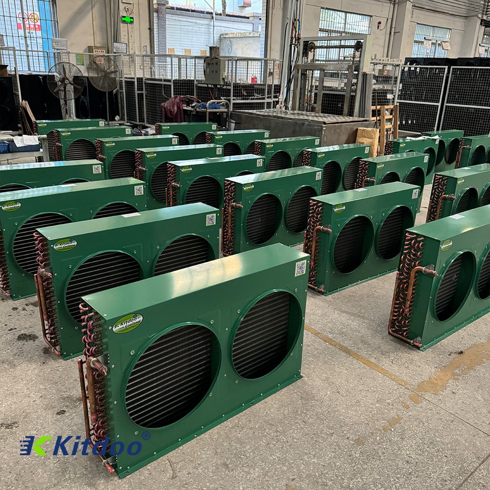 Manufacturing Plant Cold Room Refrigeration Evaporator Heat Exchanger Air Cooled Condenser