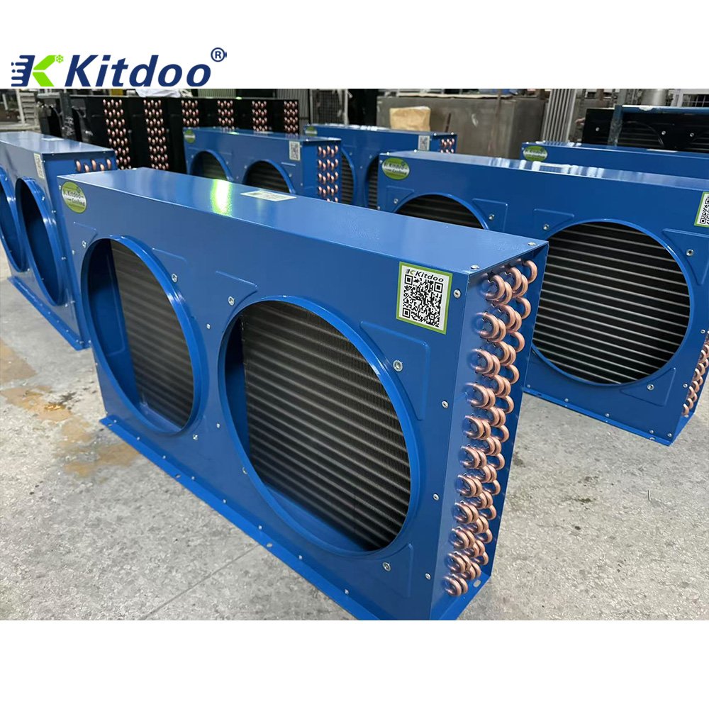 Manufacturing Plant Cold Room Refrigeration Evaporator Heat Exchanger Air Cooled Condenser