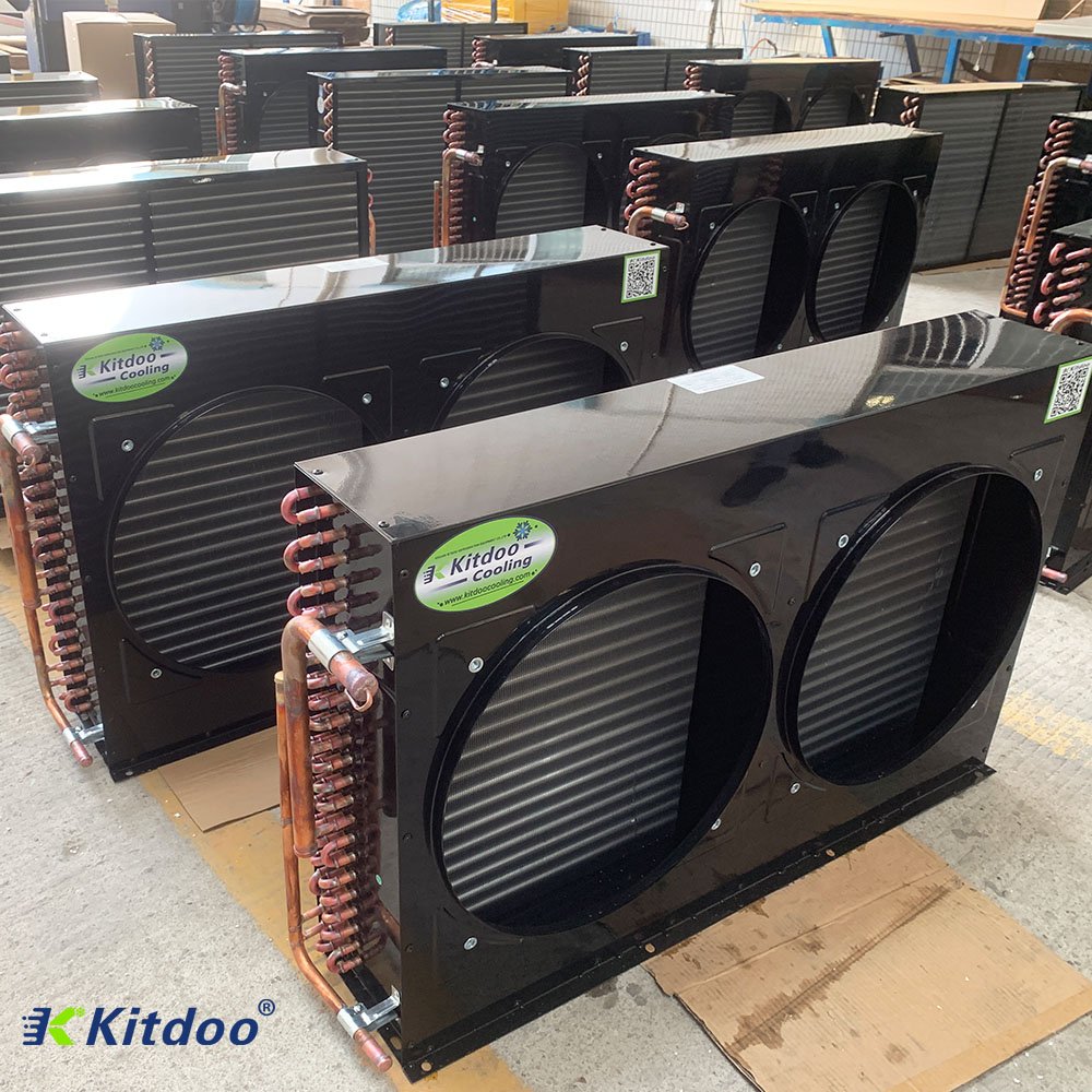 Manufacturing Plant Cold Room Refrigeration Evaporator Heat Exchanger Air Cooled Condenser