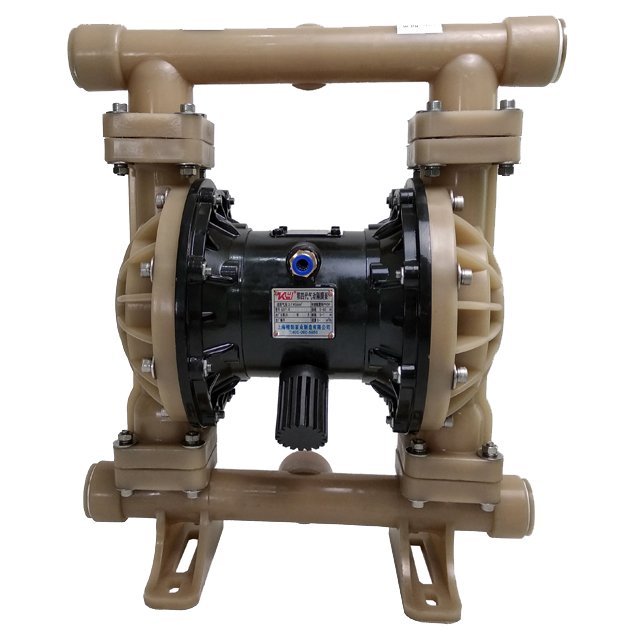 Strong Acid and Alkali Resistance Corrosion PVDF Fluoroplastic Pneumatic Diaphragm Pump Small Size