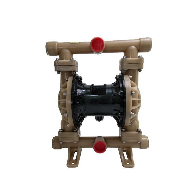 Strong Acid and Alkali Resistance Corrosion PVDF Fluoroplastic Pneumatic Diaphragm Pump Small Size