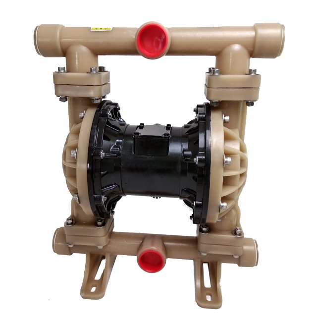 Strong Acid and Alkali Resistance Corrosion PVDF Fluoroplastic Pneumatic Diaphragm Pump Small Size