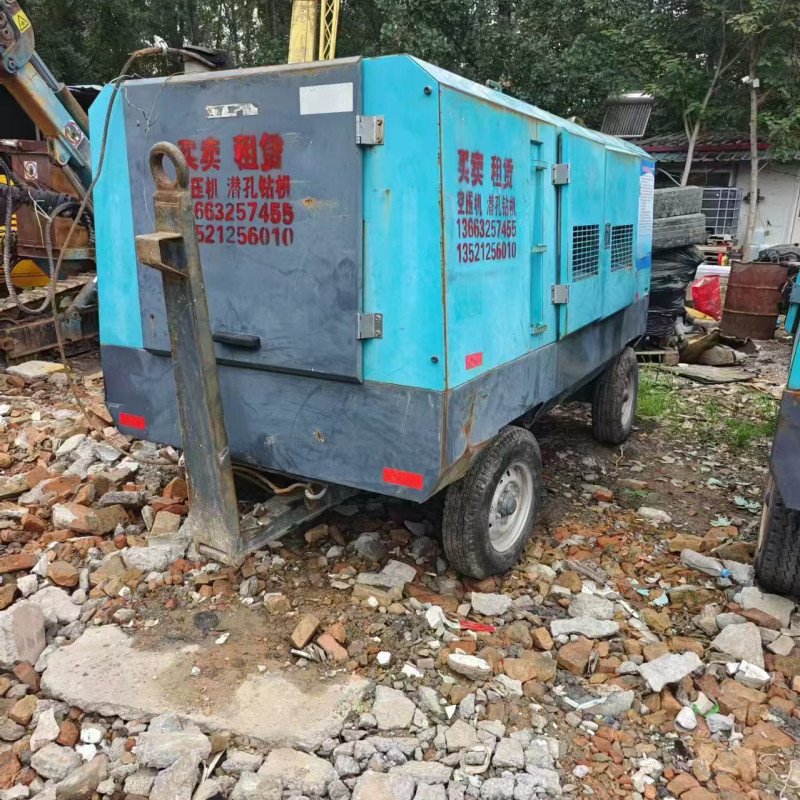 Second Hand air Compressor 14bar Engine Stable diesel Screw air Compressor