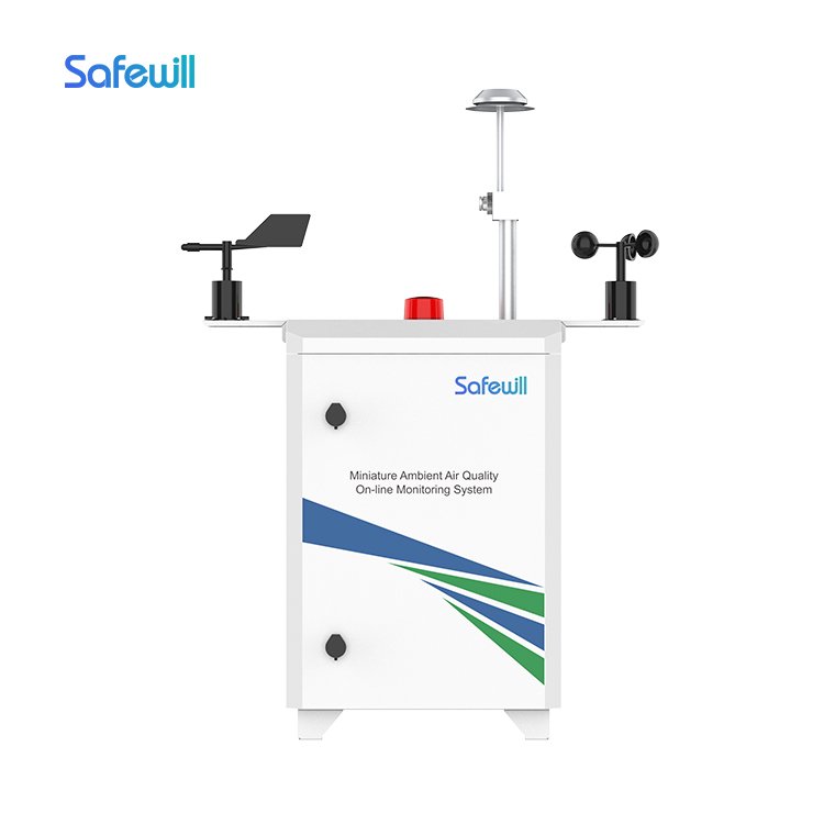 PM2.5 Pm10 On-Line Monitoring System ES80A-A6 Wind Speed Noise Monitoring No2 So2 Co O3 TVOC HC PID NH3 H2S Monitoring Station