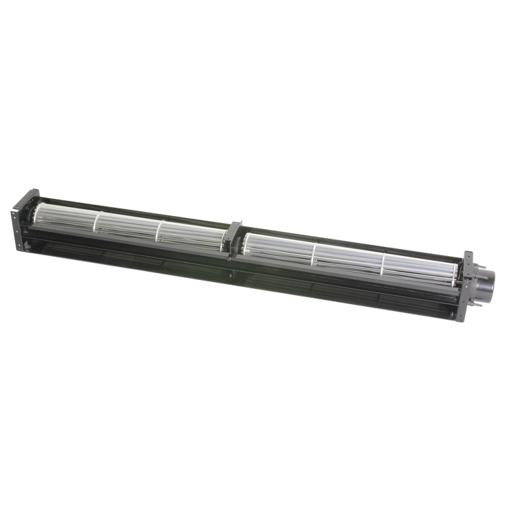 DC 12v 24v Silent Crossflow Ventilation Two Blade Cross Flow Fan for Indoor Use Ground Source Heat Pump System