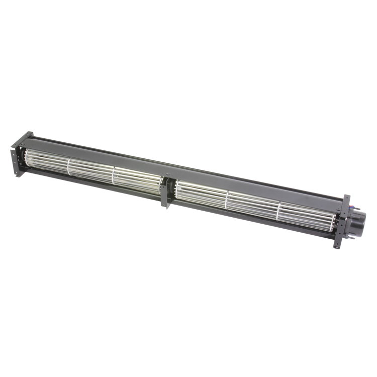 DC 12v 24v Silent Crossflow Ventilation Two Blade Cross Flow Fan for Indoor Use Ground Source Heat Pump System