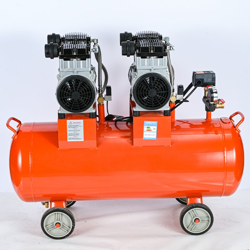 Excellent Quality Electric Silent Food Medical Industry Use Oil Free Piston Air Compressor in Stock