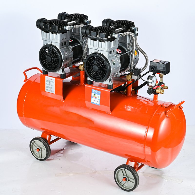 Excellent Quality Electric Silent Food Medical Industry Use Oil Free Piston Air Compressor in Stock