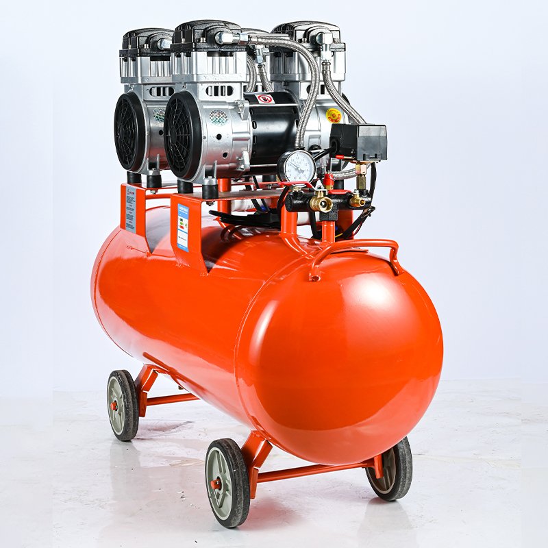 Excellent Quality Electric Silent Food Medical Industry Use Oil Free Piston Air Compressor in Stock